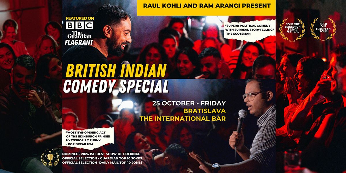 British Indian Comedy Special - Bratislava - Stand up Comedy in English