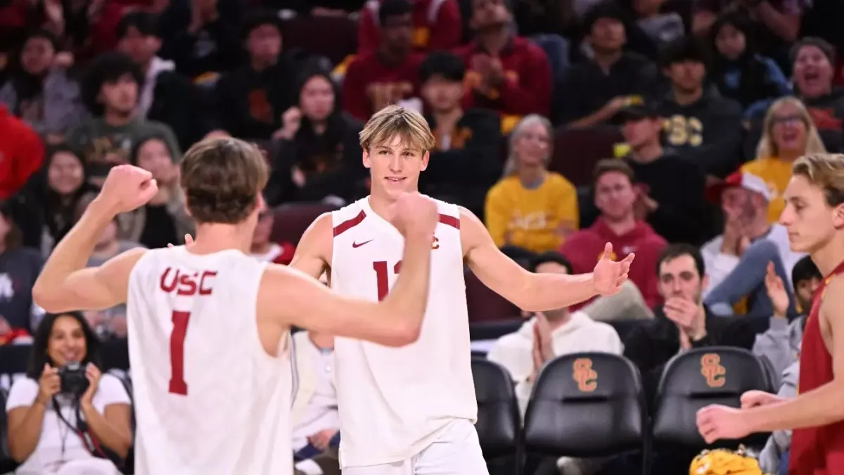 USC Trojans at BYU Cougars Mens Volleyball