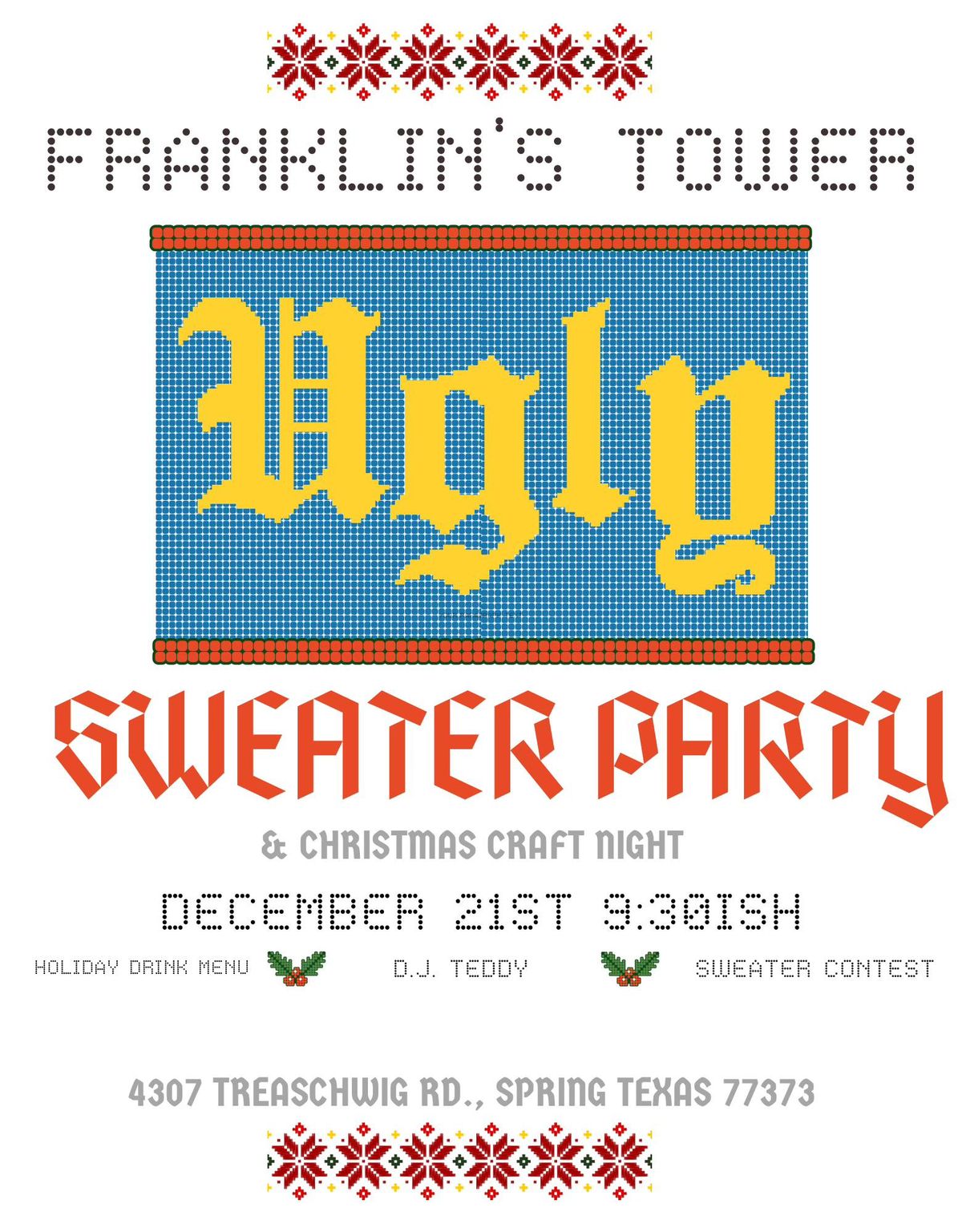 Ugly Sweater Party 