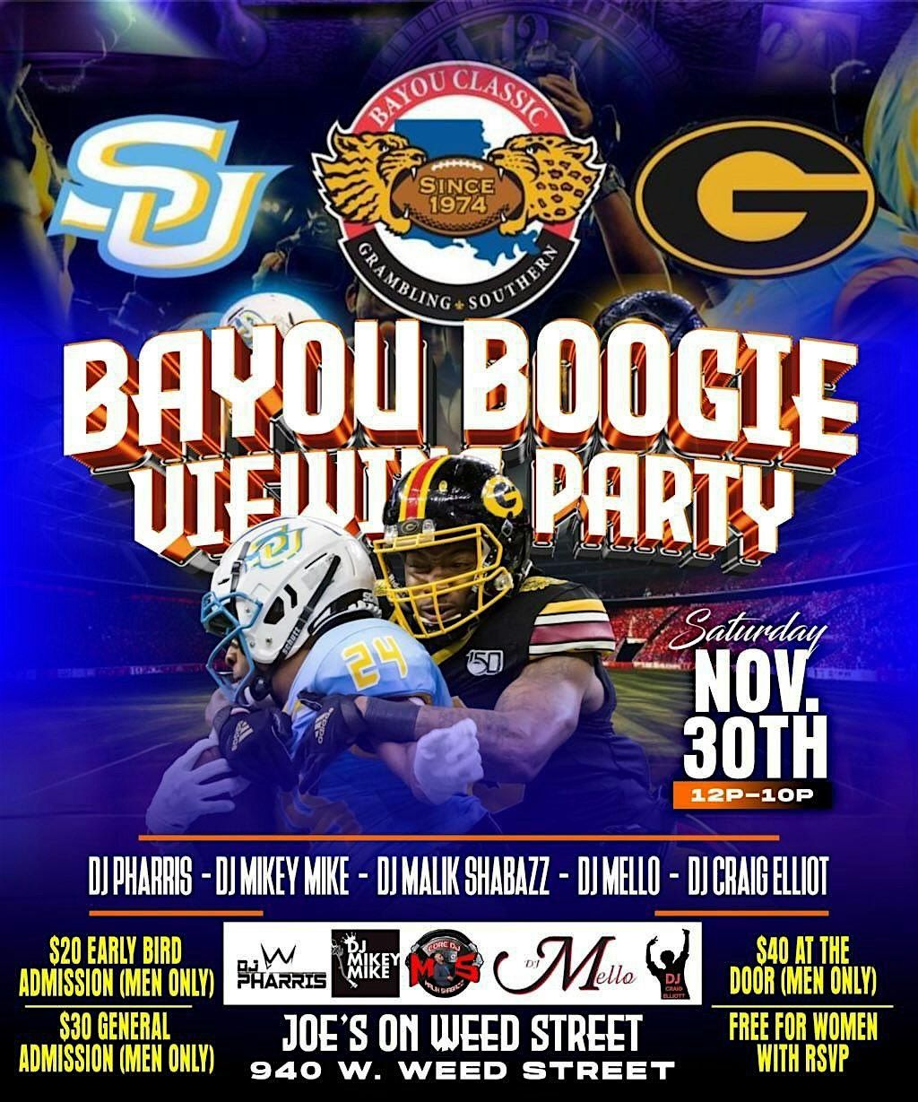 Bayou Boogie Viewing Party At Joe's On W**d Street.