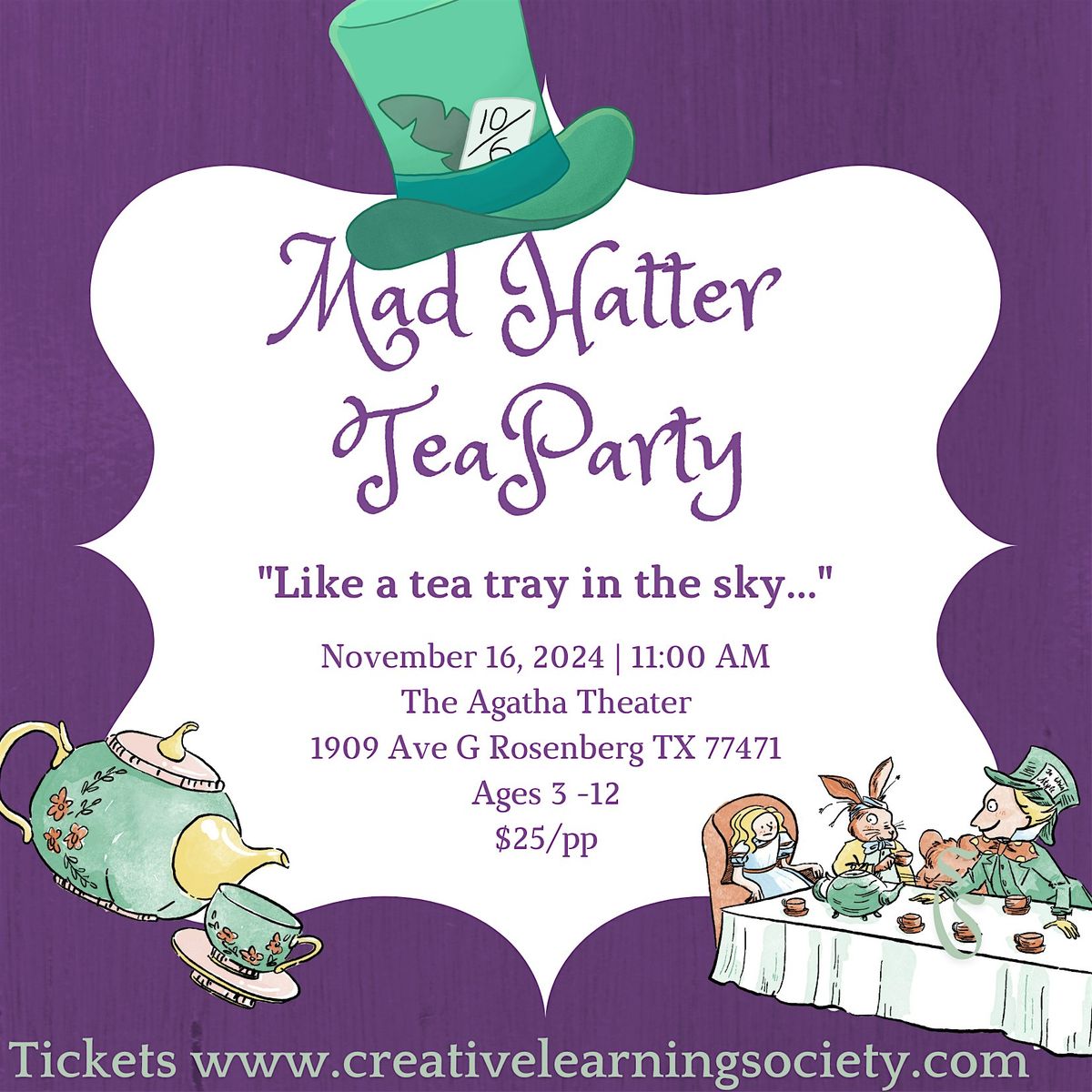 The Mad Hatter Tea Party