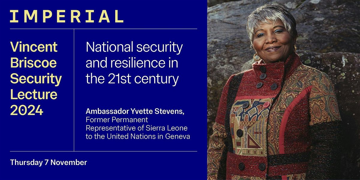 ISST's Vincent Briscoe Security Lecture 2024 with Yvette Stevens