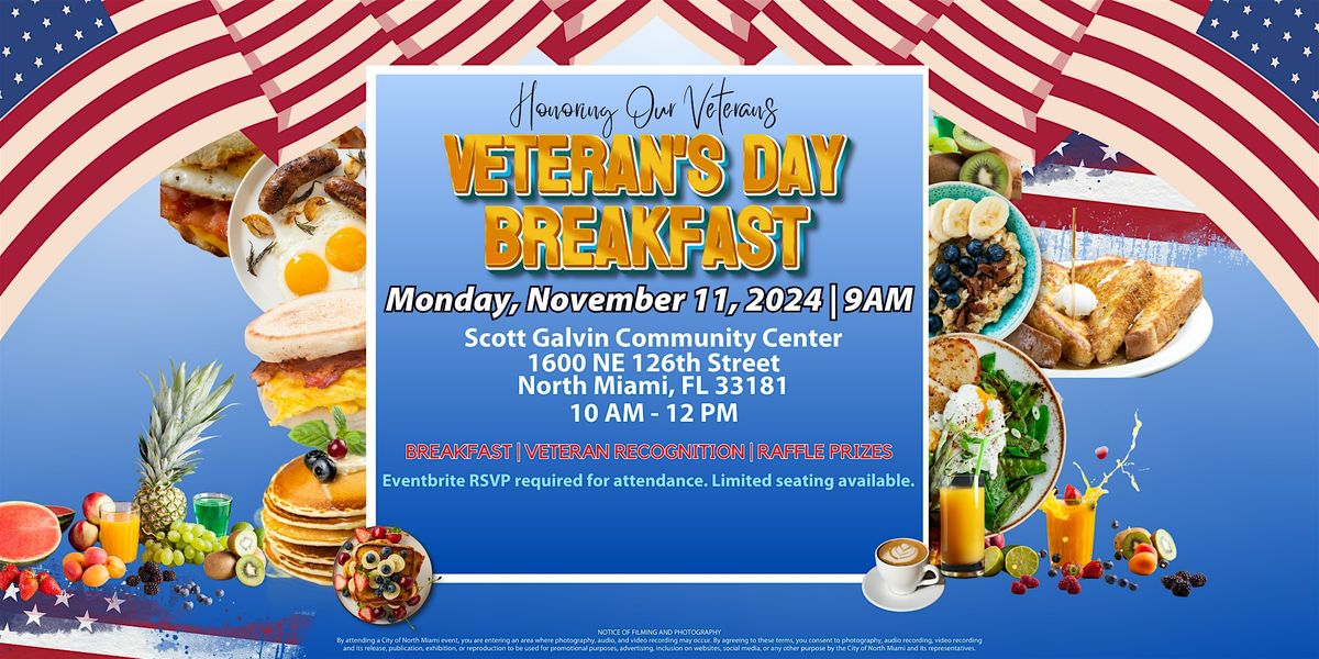 Veteran\u2019s Day Breakfast