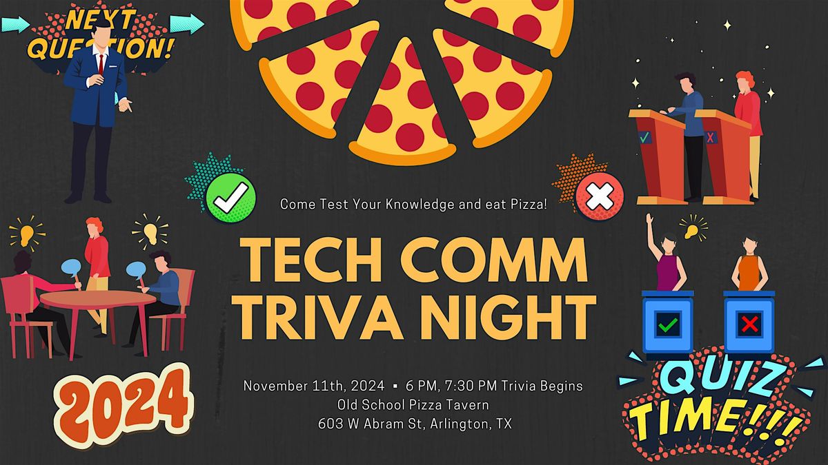 Technical Communication Trivia Night