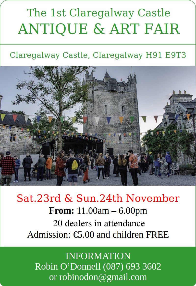 Co. Galway Antique Fair 23rd,24th November