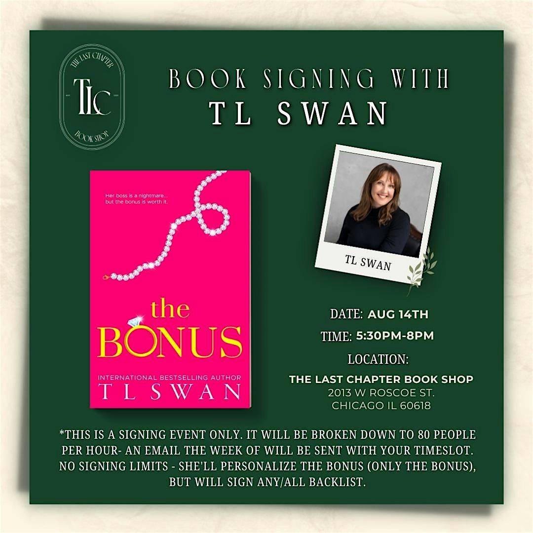 Book Signing with TL Swan