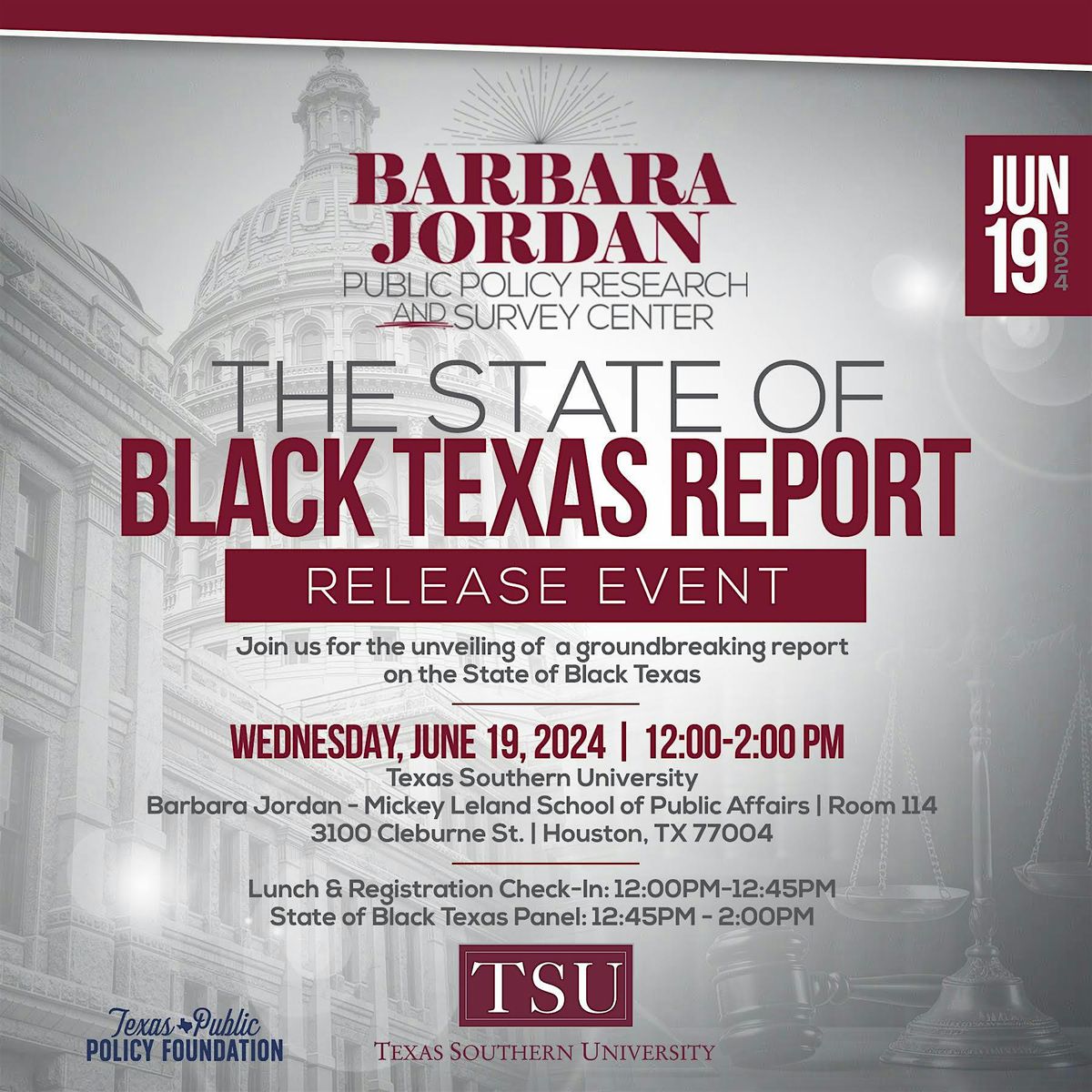 The State of Black Texas Report   - Hosted by TSU