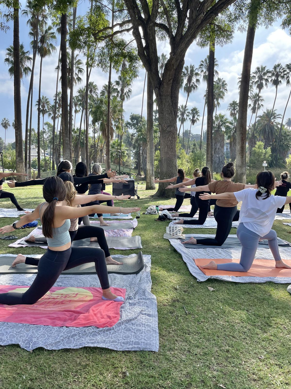 Yoga at Echo Park!