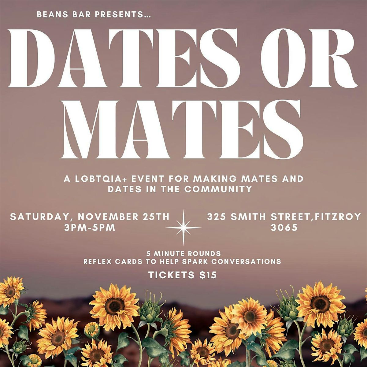 DATES OR MATES