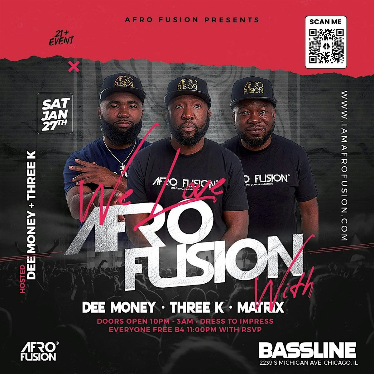 Afrofusion Saturday : Afrobeats, Hiphop, Dancehall, Soca (Free Entry)
