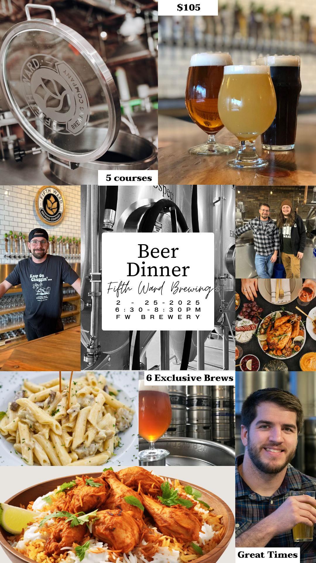 Beer Pairing Dinner with the Dollar Menu