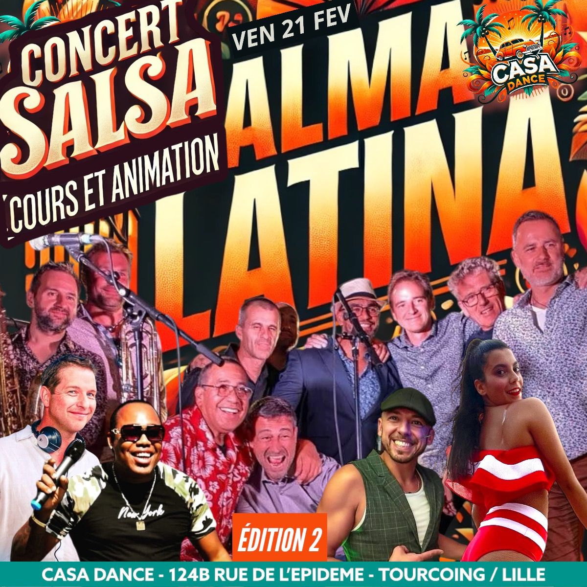 \ud83c\udf89\ud83d\udd25 CONCERT SALSA AVEC ALMA LATINA ! \ud83d\udd25\ud83c\udf89 