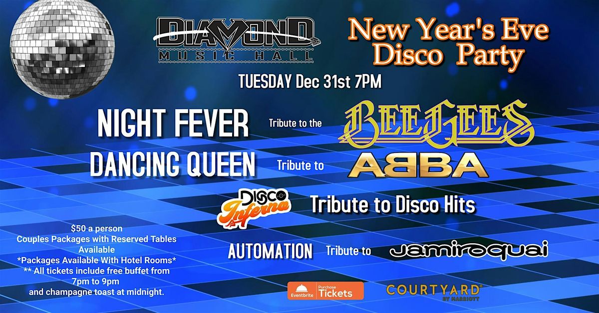 New Years Eve Disco Party at Diamond Music Hall