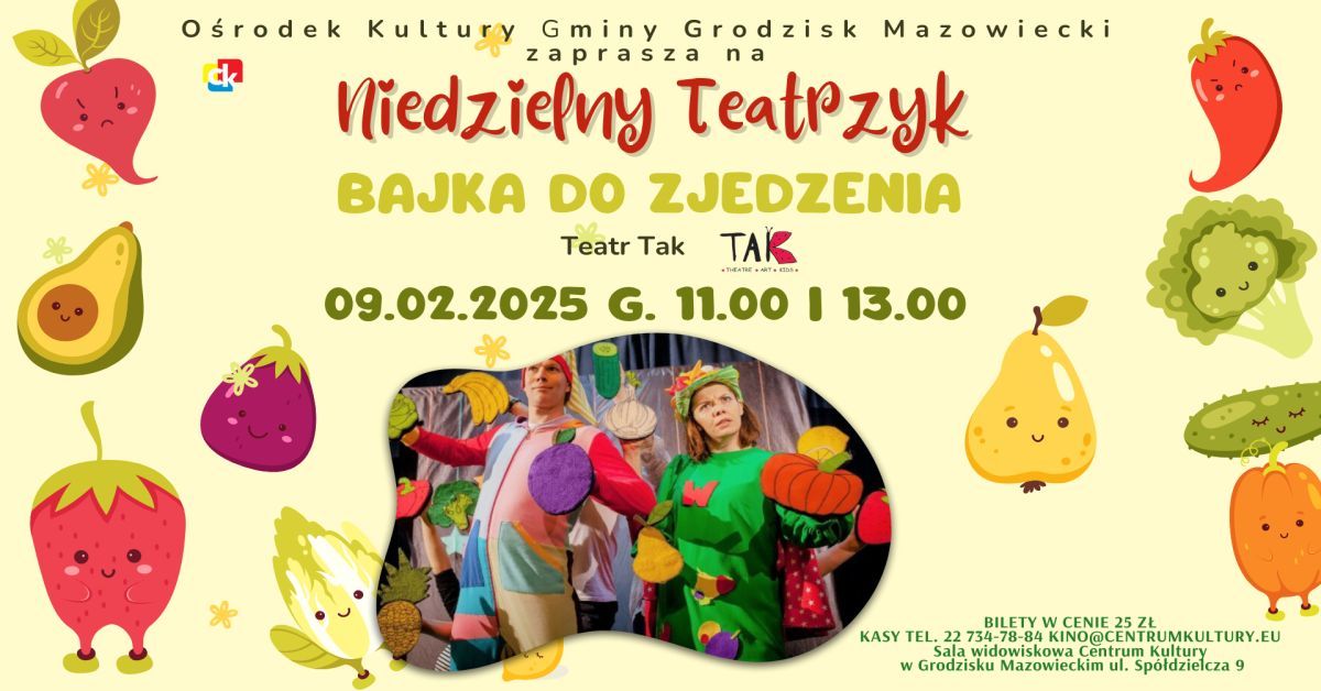 Niedzielny Teatrzyk \u201cBajka do zjedzenia\u201d