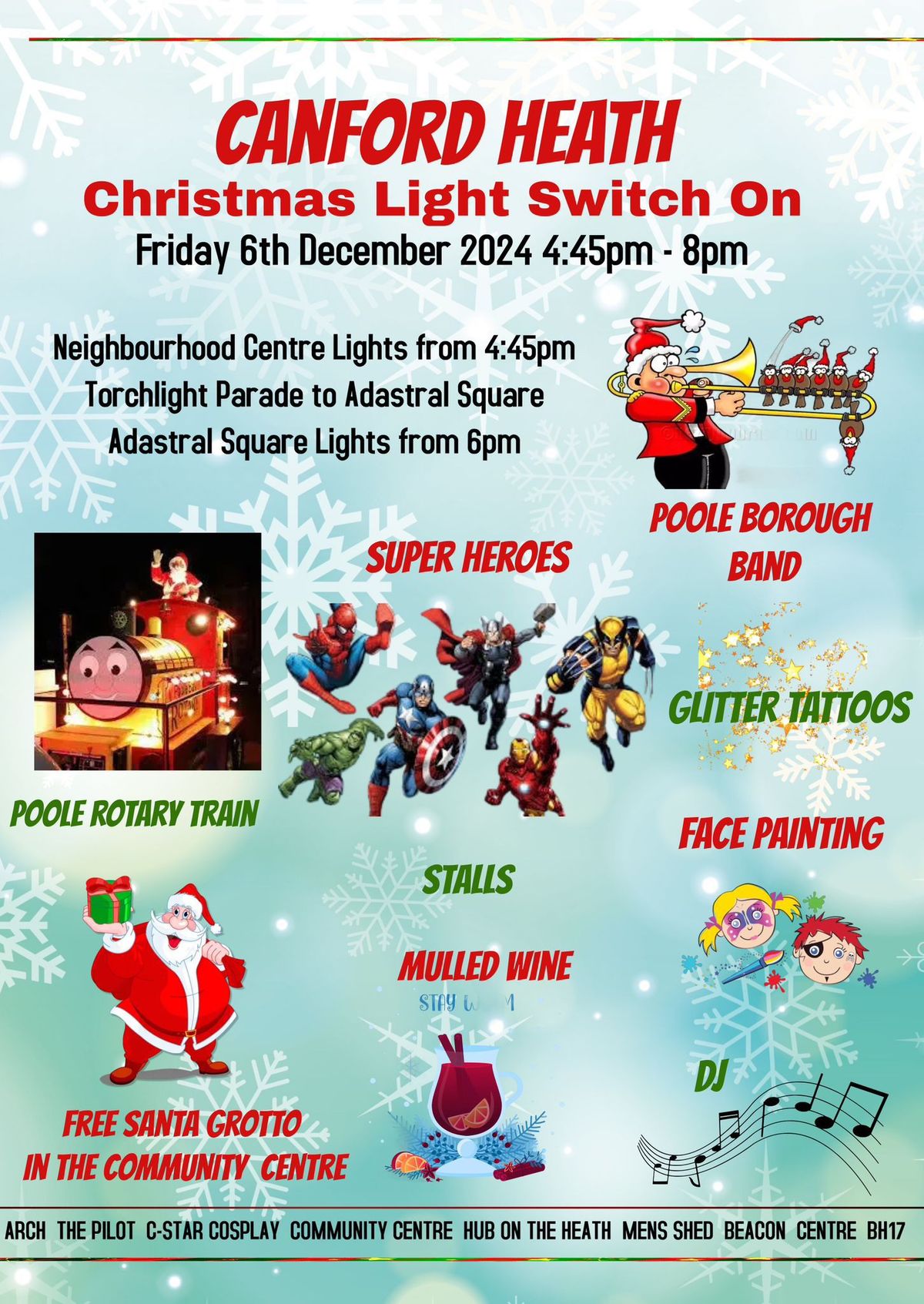 Canford Heath Christmas Lights Switch On