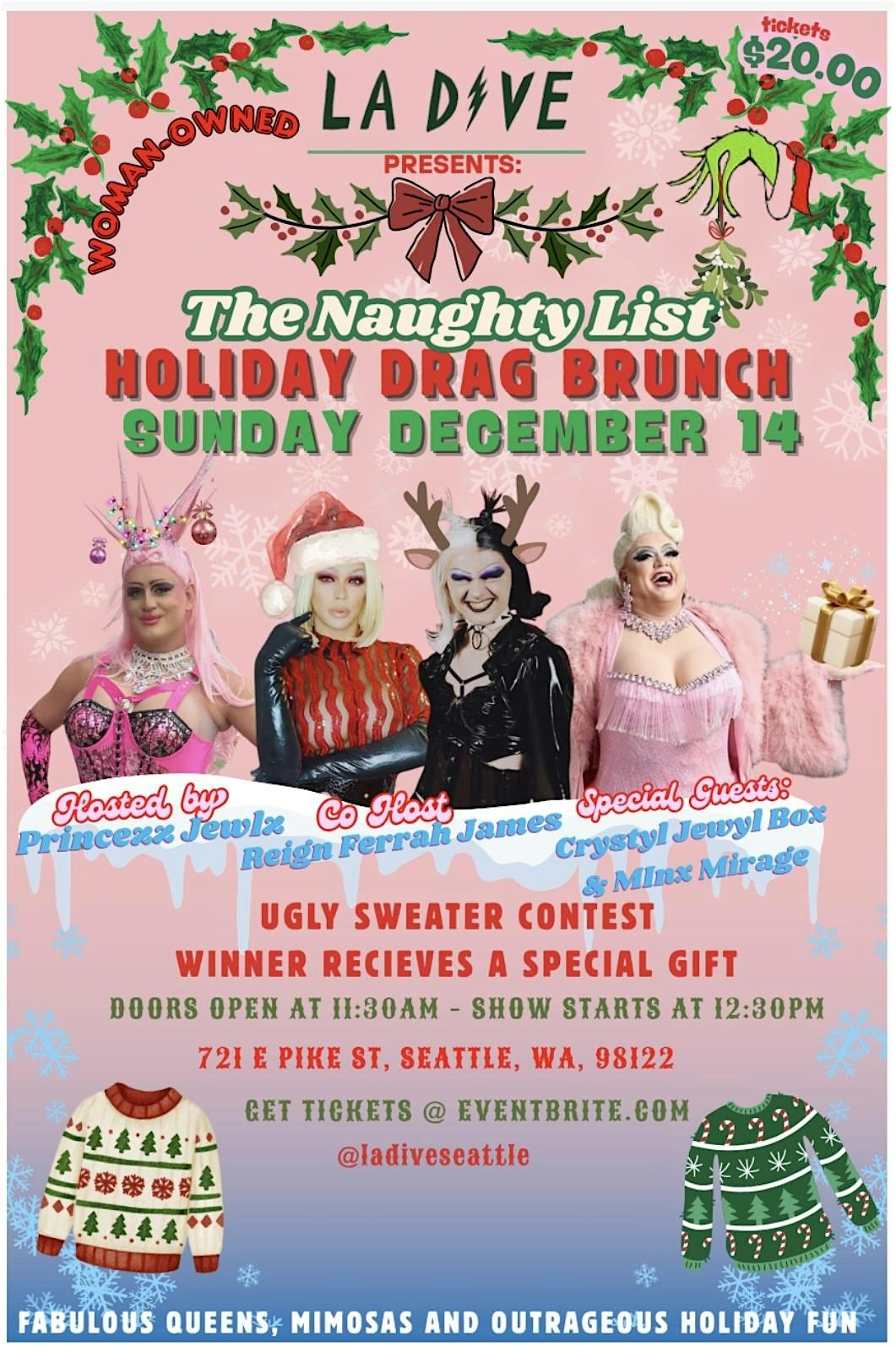 La Dive Holiday Drag Brunch