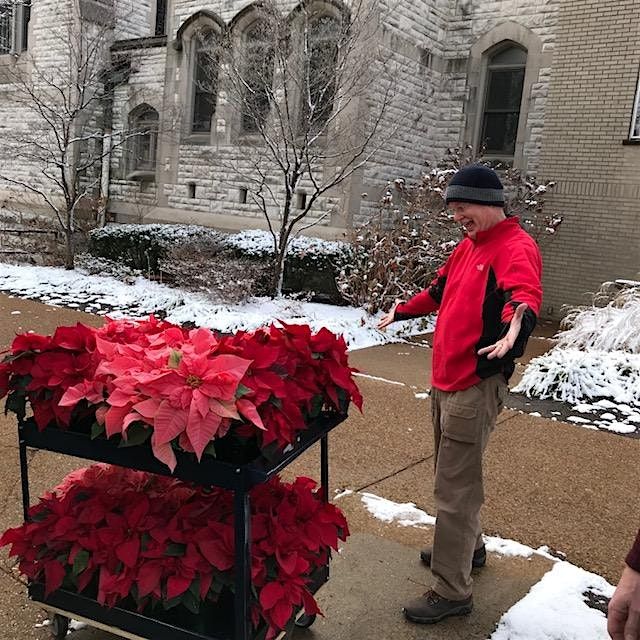 Holiday Poinsettia Charity Delivery