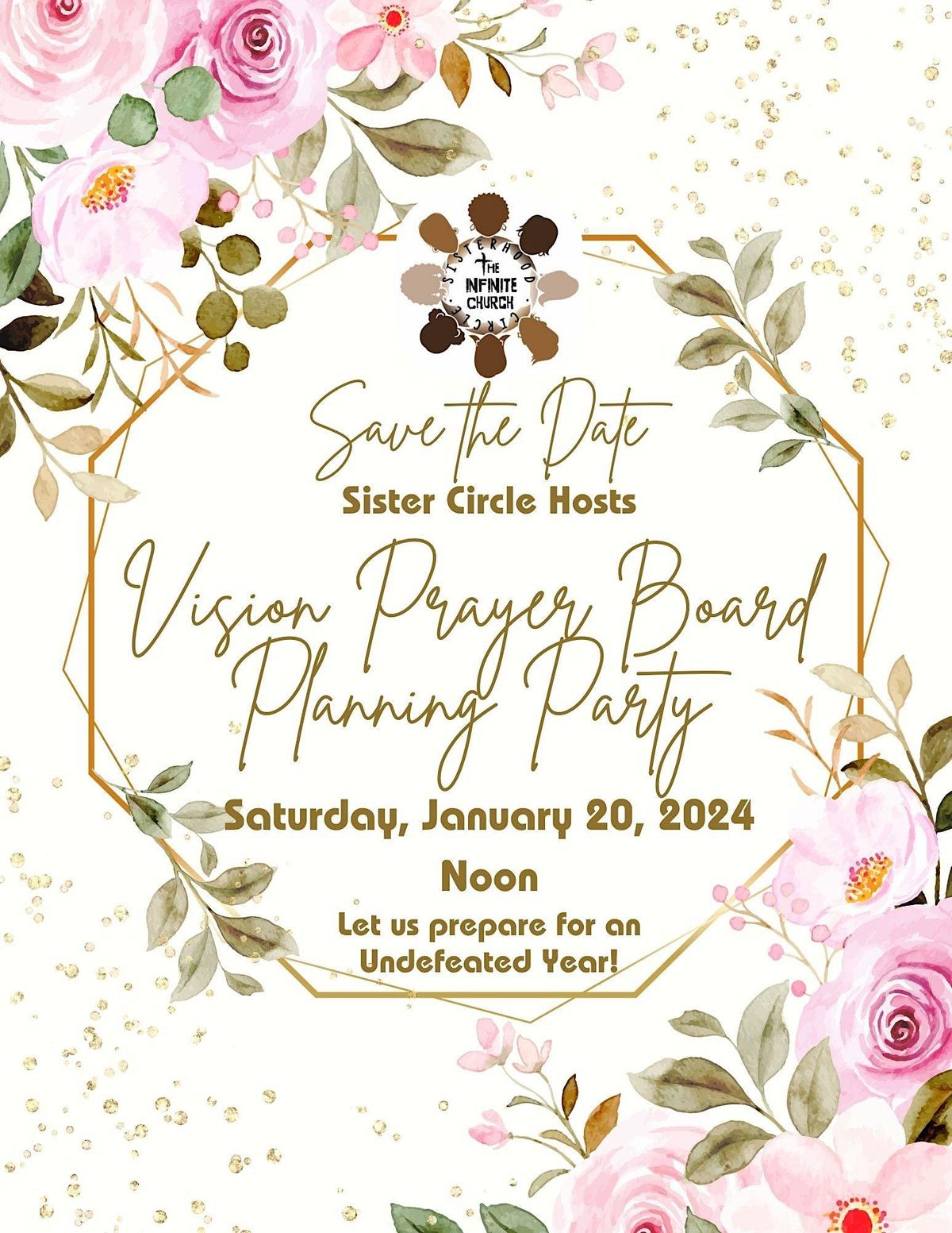 Vision Prayer Board  Planning Party