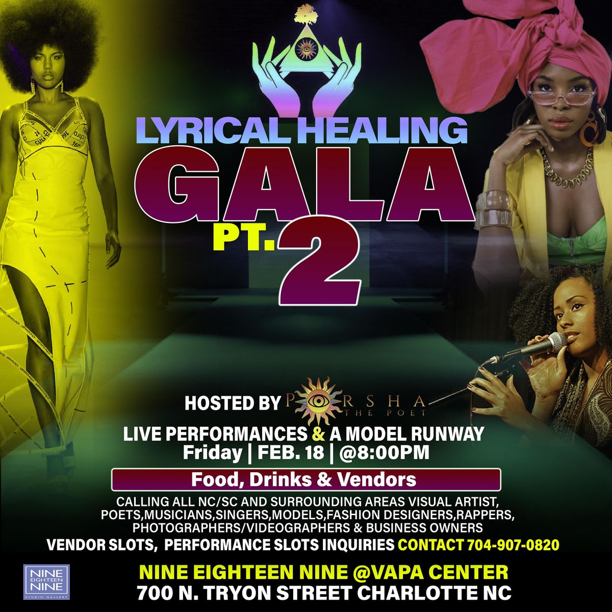Lyrical Healing - GALA w\/ Live performances & a model runway