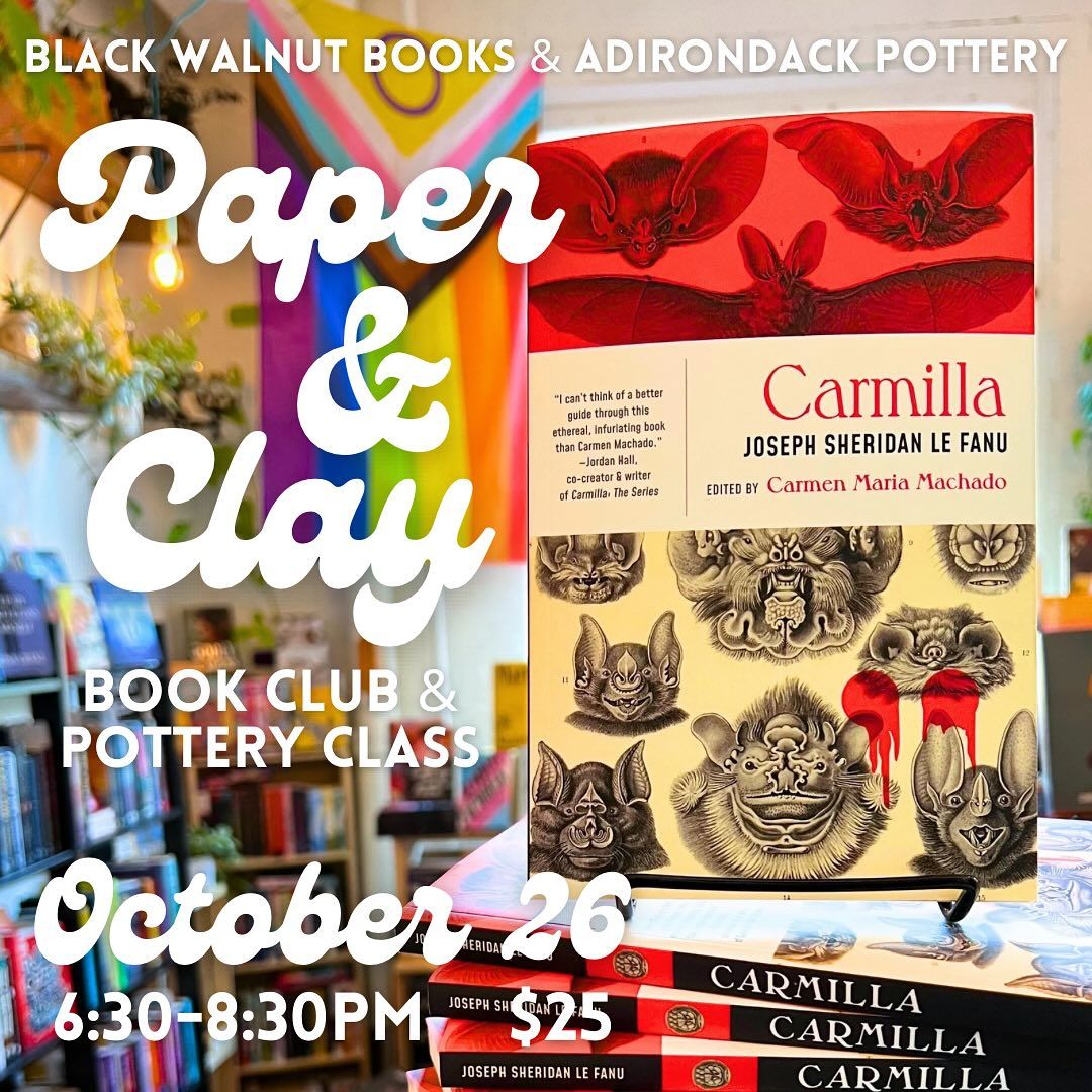 Paper & Clay Book Club & Pottery Class