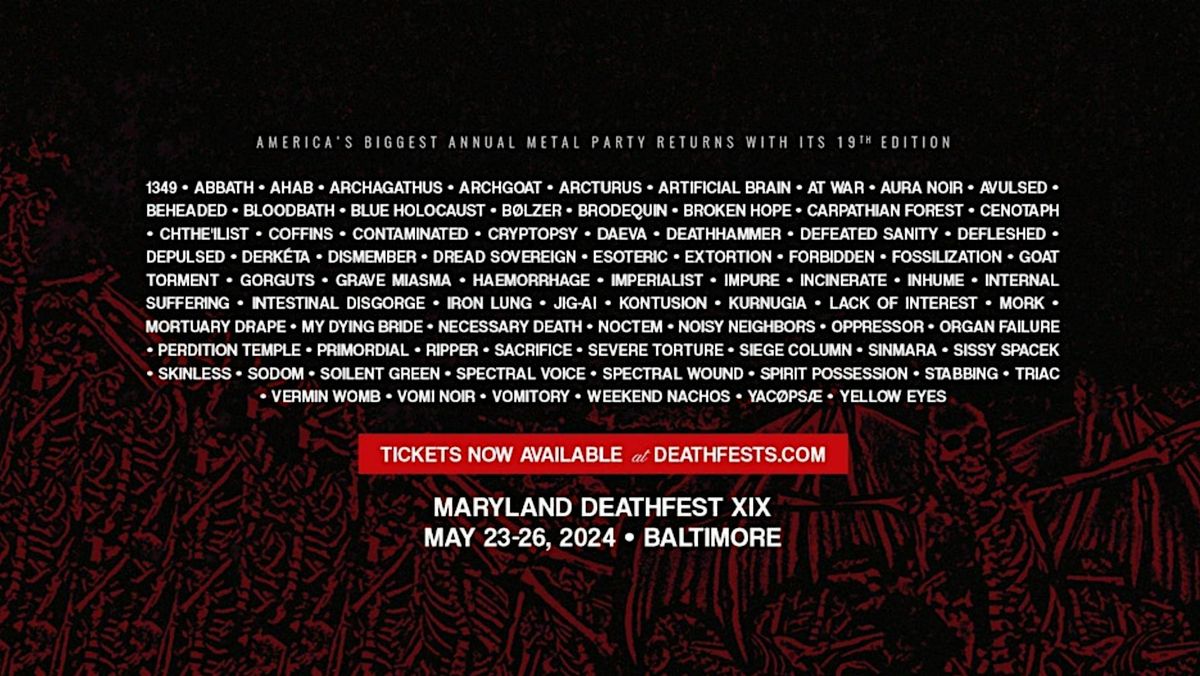 Maryland Deathfest XlX