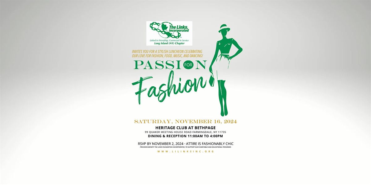 Passion for Fashion Luncheon