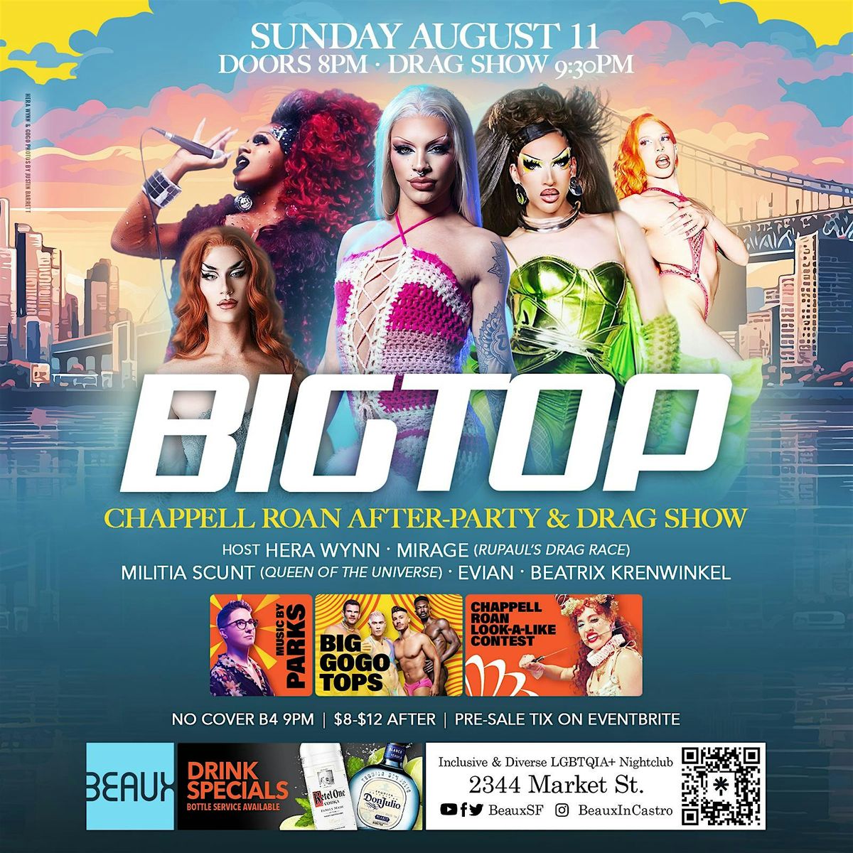 Chappell Roan After-Party and Drag Show starring Mirage, Hera Wynn and more