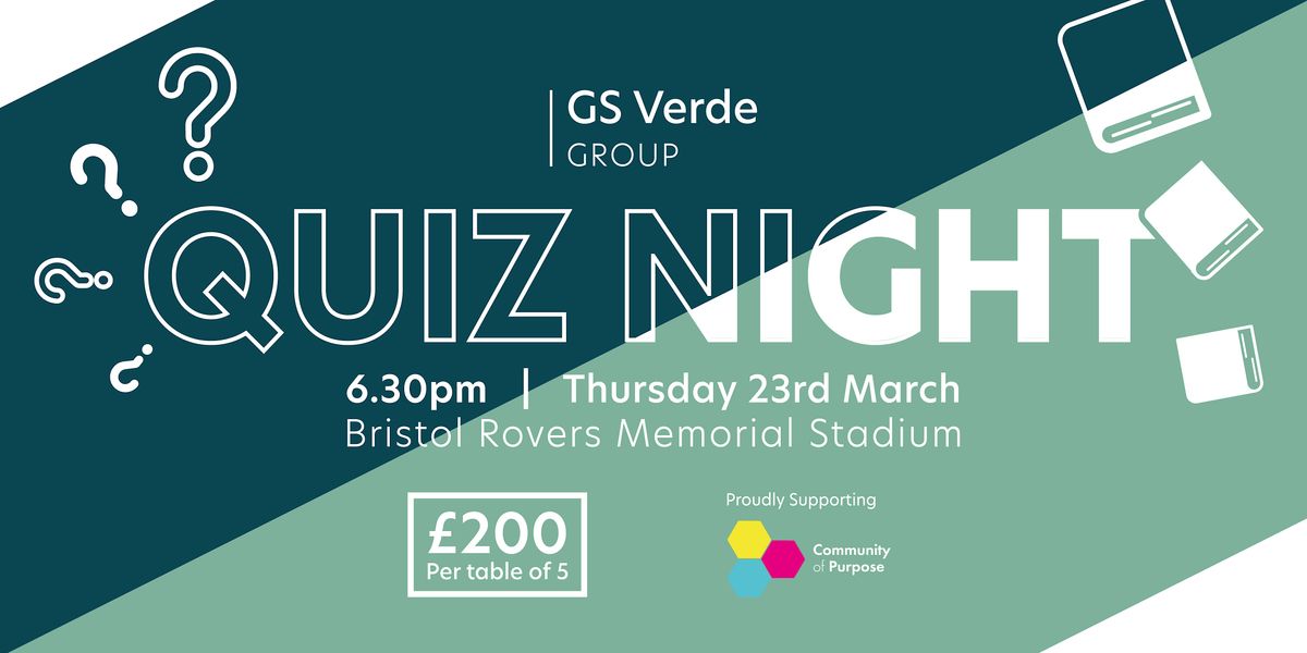 GS Verde Group Charity Quiz Night - Fundraising for Community of Purpose