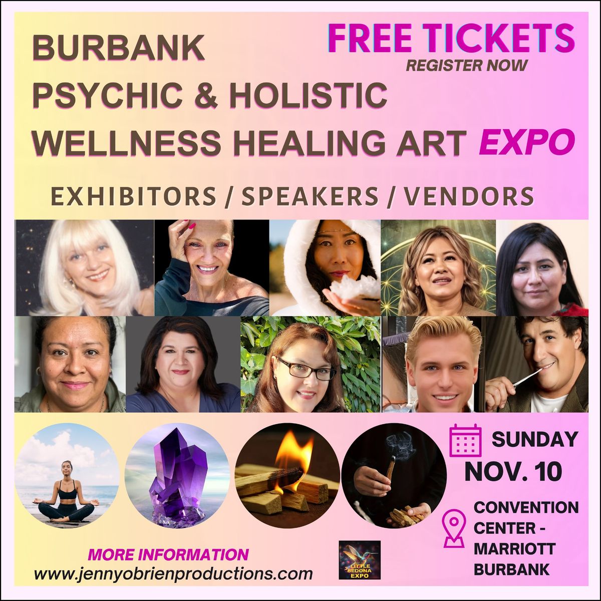 Burbank -Psychic & Holistic Wellness Healing Art EXPO - Free 