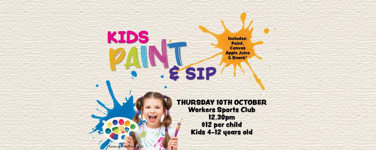 Kids Paint & Sip