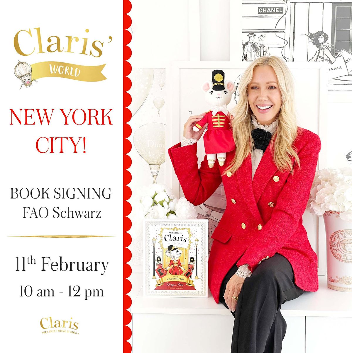 Book Signing w\/ Megan Hess - Author - Claris "The Chicest Mouse In Paris"