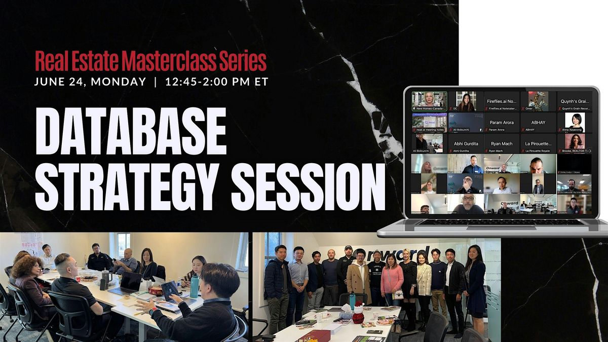 Database Strategy Session  | REAL ESTATE MASTERCLASS