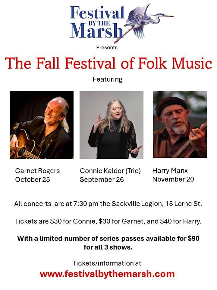 Harry Manx in concert - as part of the Fall Festival of Folk Music