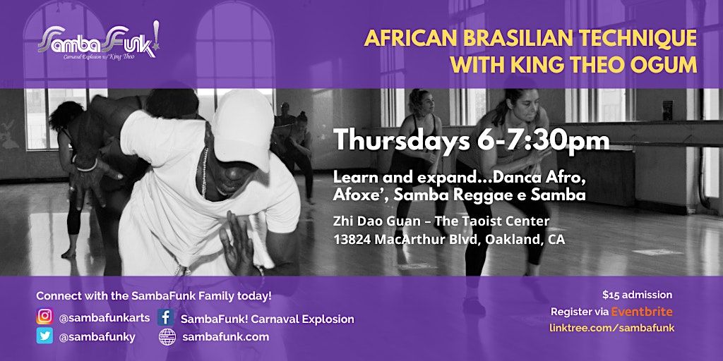 African-Brazilian Dance Technique Classes