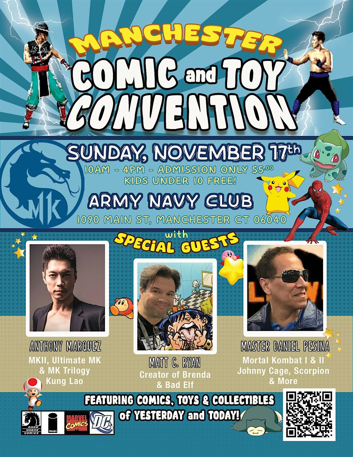 Manchester Comic & Toy Convention - FALL MCTCON!