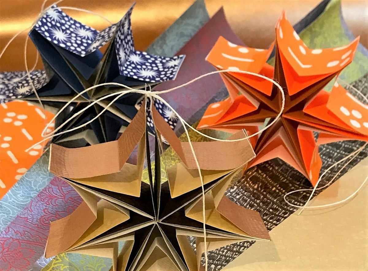 Hanging Star Books - a festive paper craft workshop