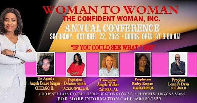 Woman To Woman The Confident Woman's Annual Conference