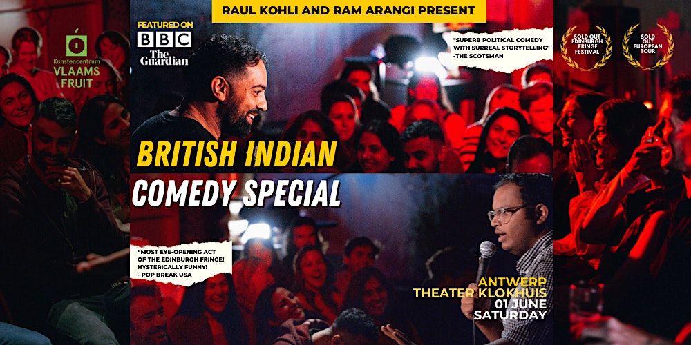 British Indian Comedy Special - Antwerp - Stand up Comedy in English