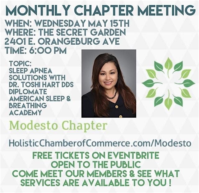 Modesto Holistic Chamber of Commerce monthly meeting