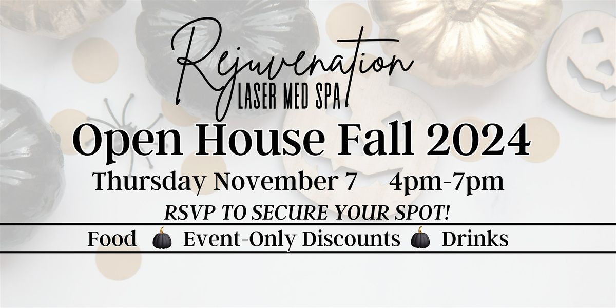 Rejuvenation Laser Med Spa Open House Fall 2024