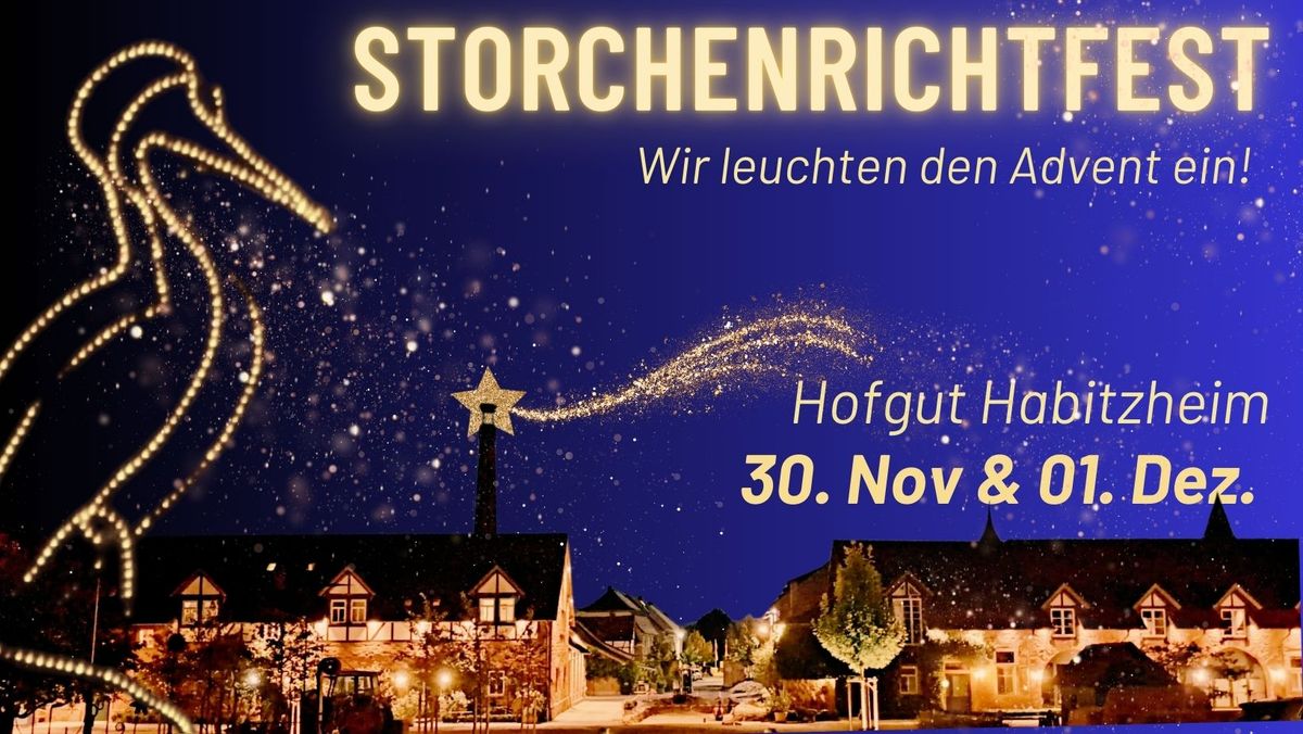 STORCHENRICHTFEST IM HOFGUT HABITZHEIM: DER GEM\u00dcTLICHE, FAMILIENFREUNDLICHE ADVENTSMARKT