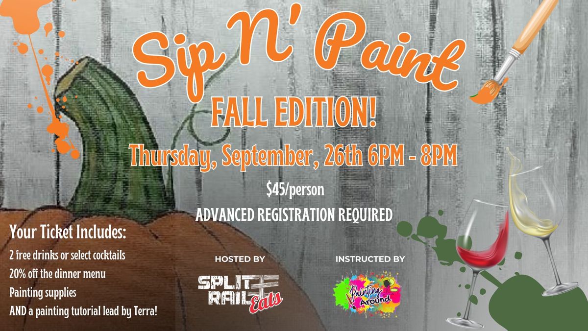 September Sip N' Paint!