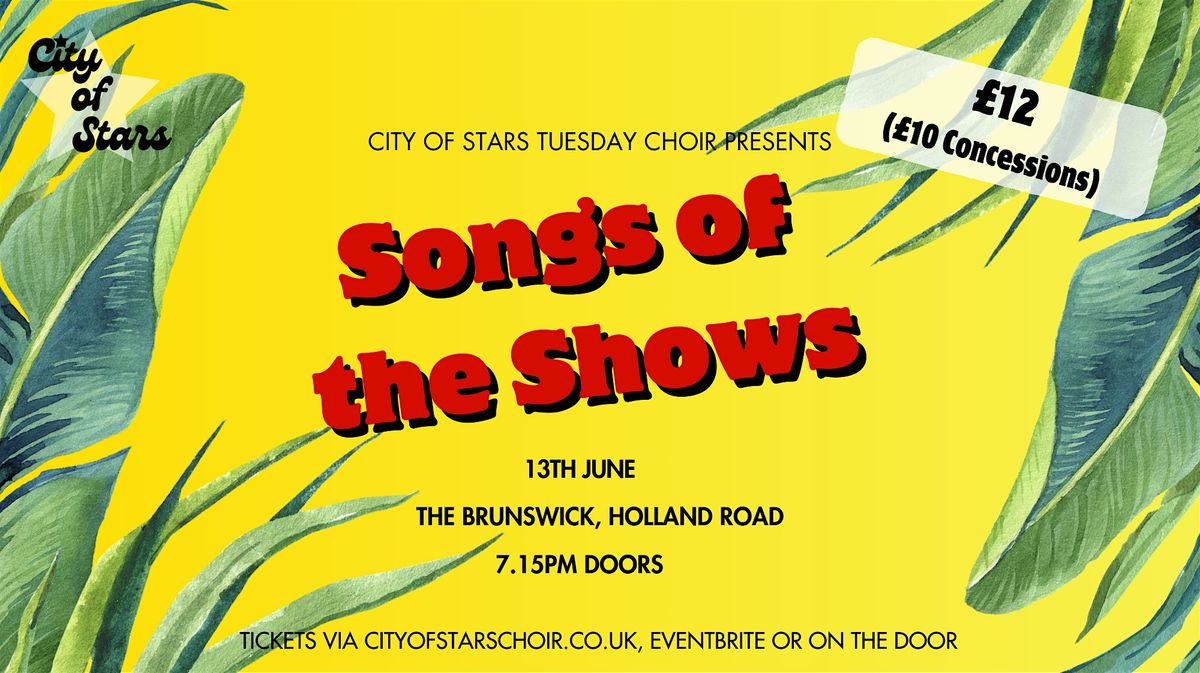 Tuesday Choir presents...Songs of the Shows