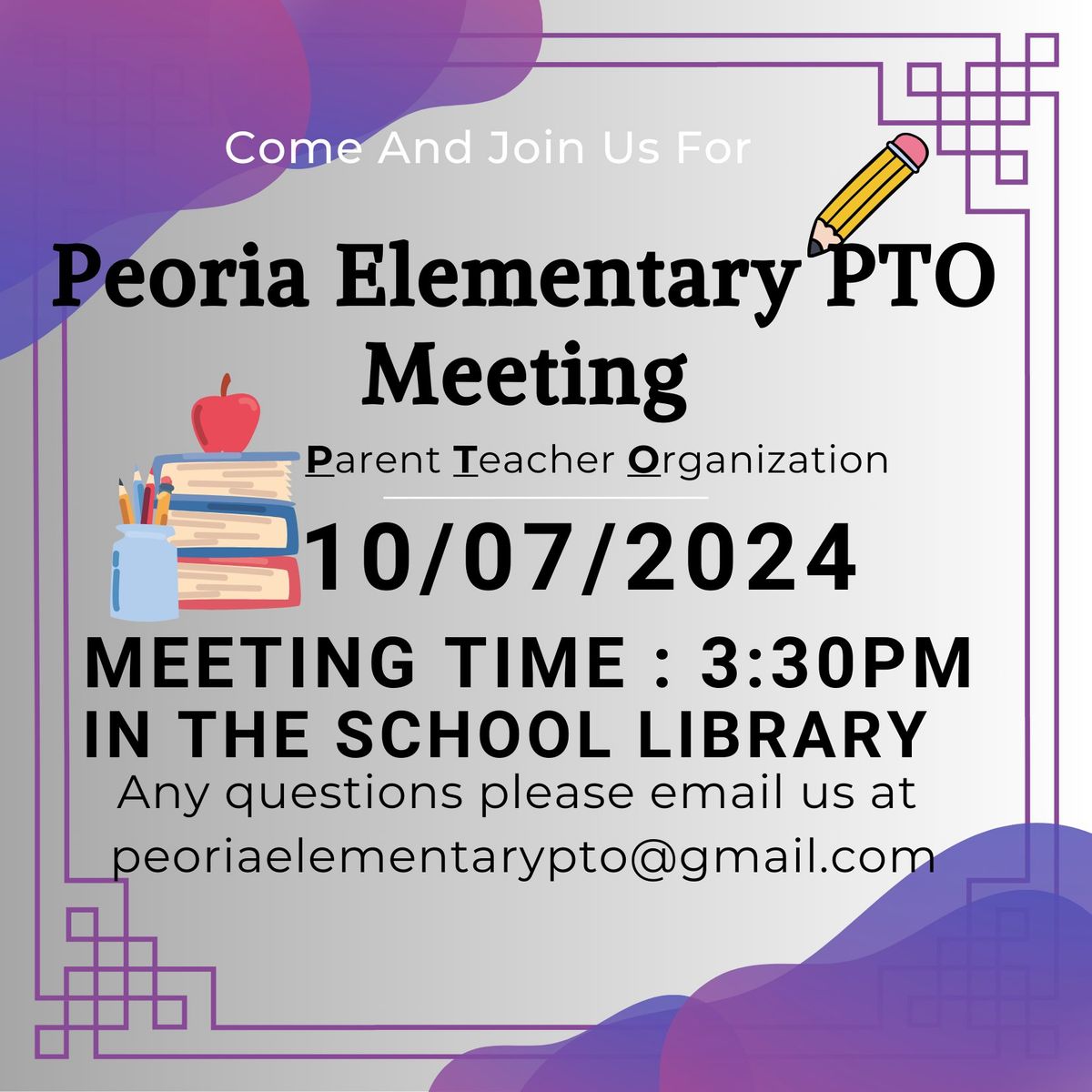 OCTOBER PTO MEETING