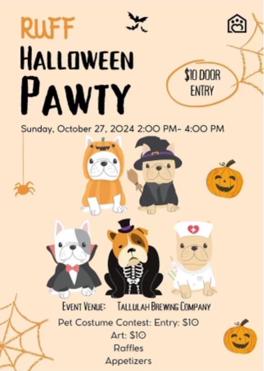 Ruff Halloween Party!!! - Sunday, October 27, 2024 