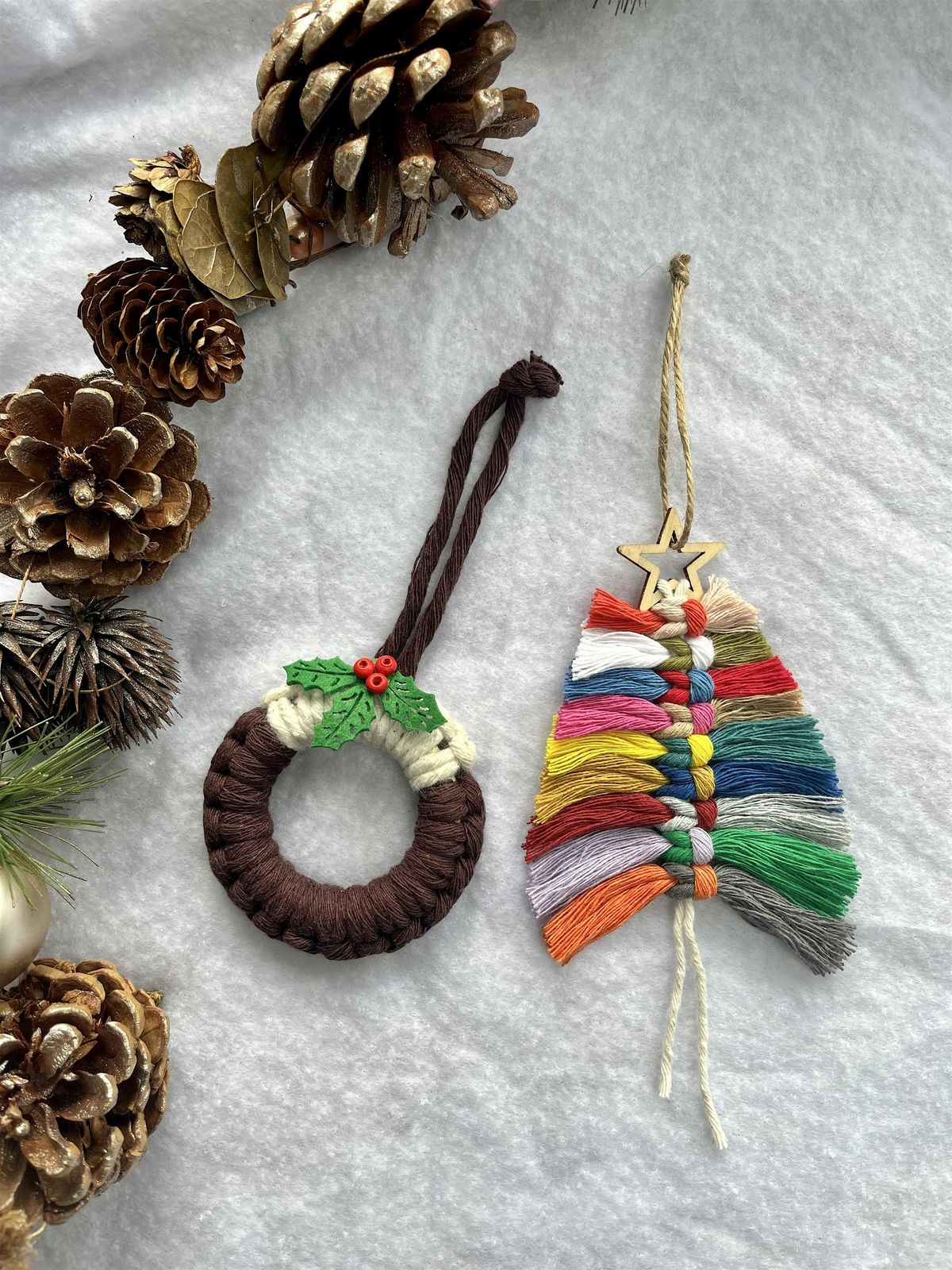 Macrame Christmas Decoration Workshop- Number 85, Cheltenham