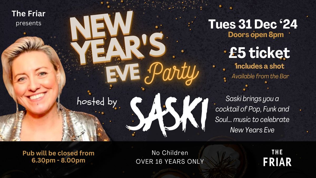 New Years Eve Party @ The Friar, St Johns, Colchester