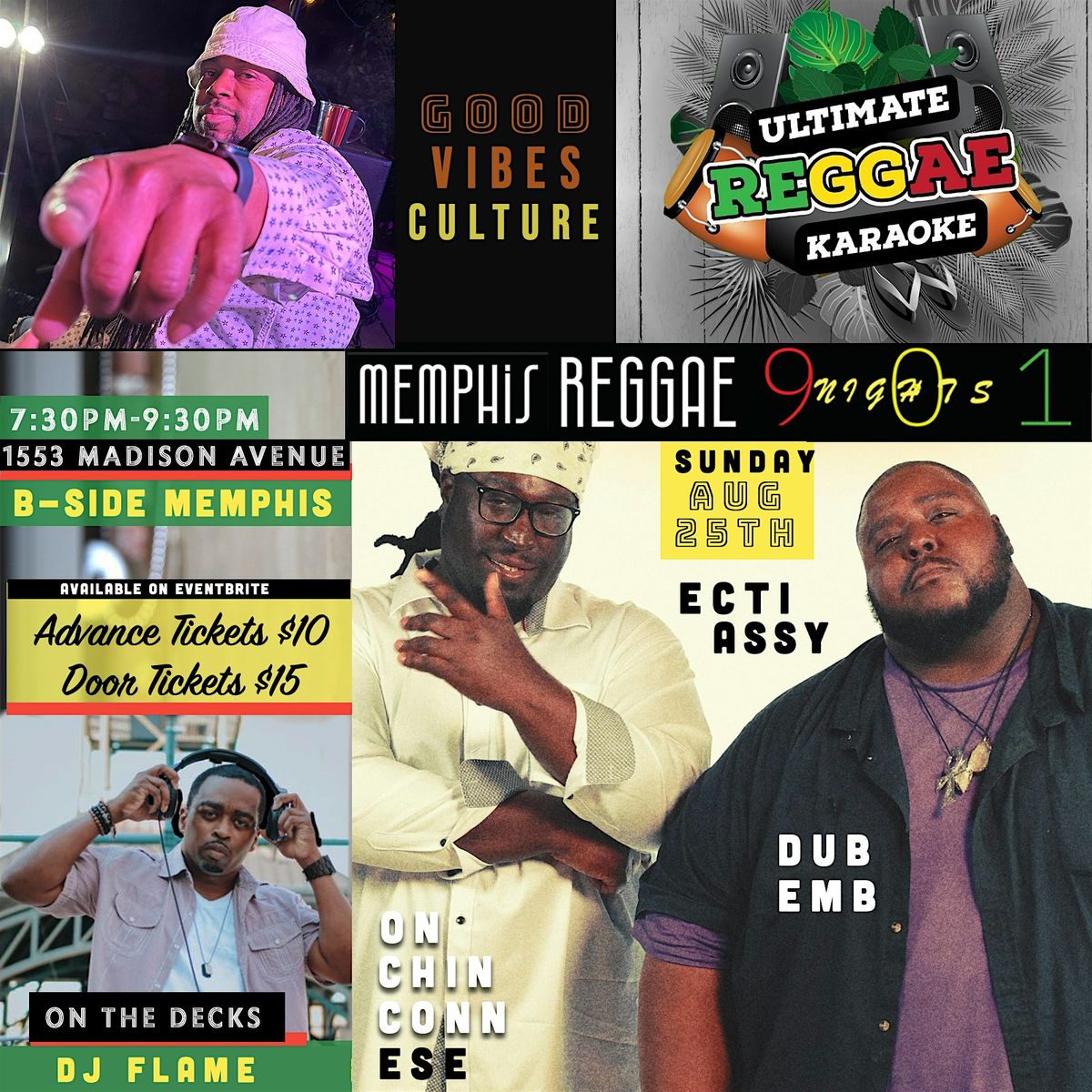 Memphis Reggae Nights feat. Good Vibes Culture, CCDE and DJ Flame
