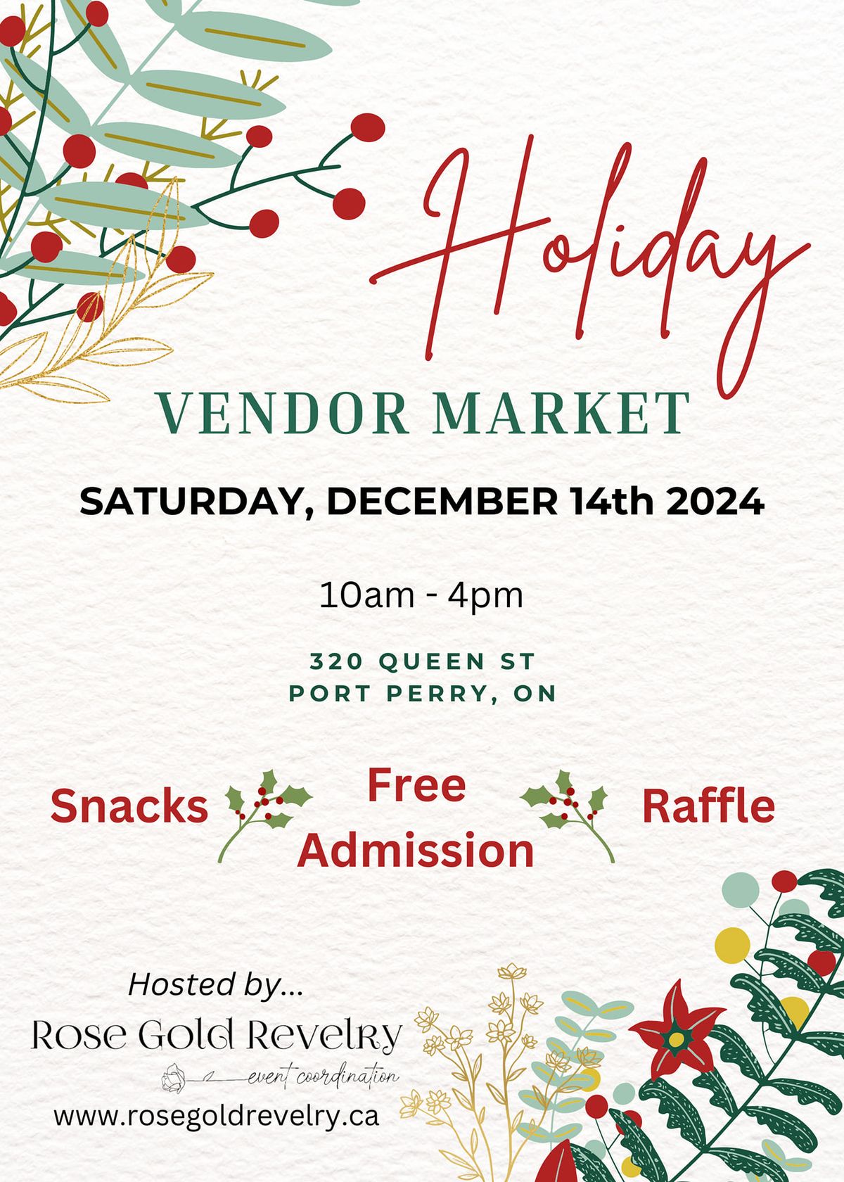 Holiday Vendor Market