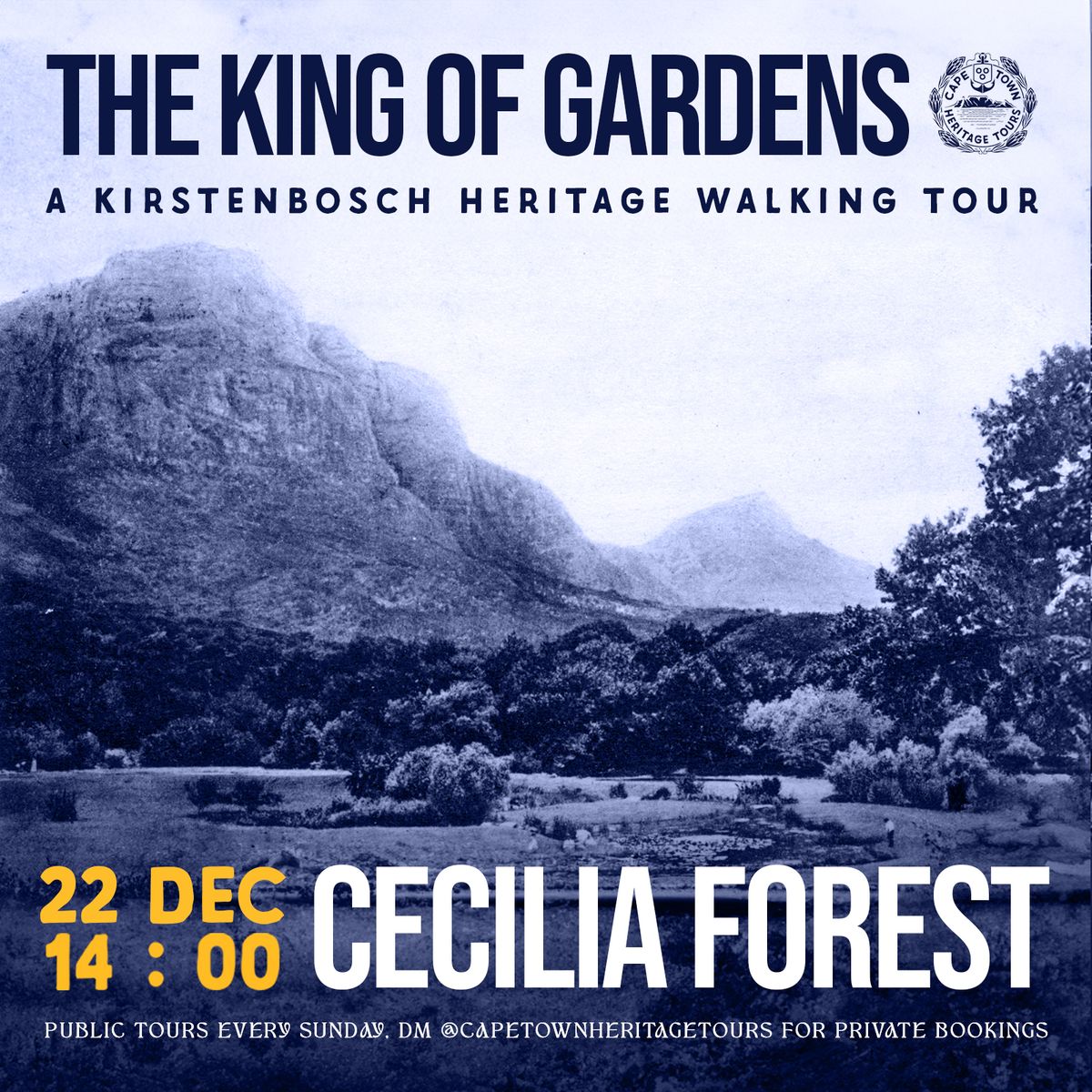 The King of Gardens - A Kirstenbosch Heritage Walking Tour!